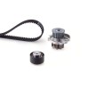 Kit distributie + pompa apa Alfa Romeo Giulietta, Mito; Fiat 500, 500L, 500X, Albea, Brava, Bravo I, Bravo II, Doblo, Grande Punto, Idea, Linea, Mare, Gates