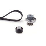 Kit distributie + pompa apa Alfa Romeo Giulietta, Mito; Fiat 500, 500L, 500X, Albea, Brava, Bravo I, Bravo II, Doblo, Grande Punto, Idea, Linea, Mare, Gates