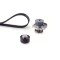 Kit distributie + pompa apa Alfa Romeo Giulietta, Mito; Fiat 500, 500L, 500X, Albea, Brava, Bravo I, Bravo II, Doblo, Grande Punto, Idea, Linea, Mare