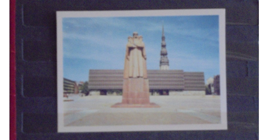 LETONIA - RIGA -MUZEUL MEMORIAL SI MONUMENTUL SOLDATILOR LETONI DIN WW2 ...