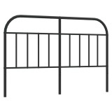 Cumpara ieftin Tablie de pat de schimb metalica, negru, 150 cm