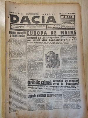 Dacia 8 iulie 1942-stiri al 2-lea razboi mondial,maresalul antonescu,timisoara foto