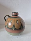 Vază / Caafa KMK Kupferm&uuml;hle West Germany &ndash; decorul LIMA, vintage anii '70