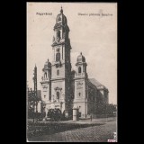 Carte poștală veche Oradea &ndash; Olaszi Pl&eacute;b&aacute;nia Temploma (Biserica Parohiala Italiana) &ndash; 1915