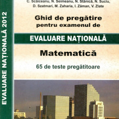 Evaluare nationala, matematica - 65 de teste pregatitoare