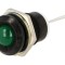 Lampă LED Verde Convex &Oslash;12mm pentru PCB