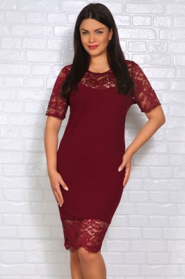 Rochie Erica Bordo - 50Marimea foto