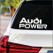 Audi Power -Stickere Auto-Cod:ESV-205 -Dim 20 cm. x 7.4 cm.