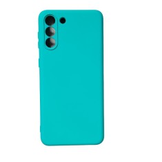 Husa silicon protectie camera cu microfibra Samsung S21 Plus ; S21+ Turcoaz