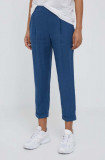 United Colors of Benetton pantaloni din in fason tigareta, high waist