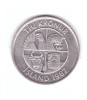 Moneda Islanda 10 kronur 1987, stare buna, curata, Europa, Cupru-Nichel