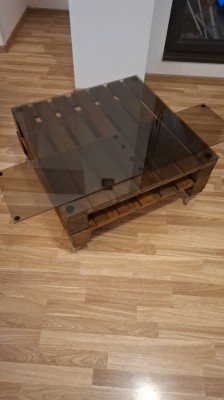 Mobilier paleti geam/masa palet roti + geami/comoda tv/raft paleti foto
