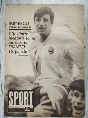 Revista SPORT nr. 23 - Decembrie 1968 - Politehnica Iasi foto