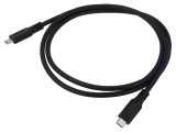 Cablu USB 3.2 USB C 1m negru 10Gbps Goobay