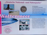 GERMANIA - FDC + MONEDA PROOF - 10 EURO 2004 J, PARCUL NATIONAL WATTENMEER, Europa, Argint