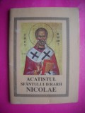 HOPCT CARTE-ACATISTUL SFANTULUI IERARH NICOLAE - -64 PAG-CARTICICA DE BUZUNAR