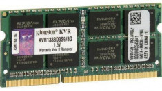 Memorie laptop Kingston 8GB DDR3 1333MHz CL9 foto