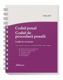 Codul penal. Codul de procedură penală. Legile de executare. Actualizat 3 septembrie 2025 - Spiralat - Hardcover - Ioan-Paul Chiș, Victor Văduva - Ham
