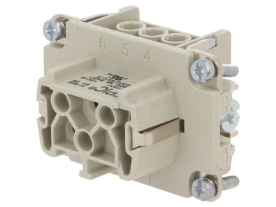 Conector EPIC H-BE 6 contacte mamă foto