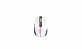 Mouse Serioux Flow 207 Wireless, reincarcabil USB-C, Albastru, senzor: Optic, DPI: 800/1200/ 1600, conexiune: Dongle USB 2,4 GHz, banda de frecventa: