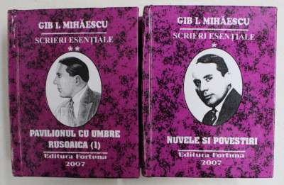 GIB I. MIHAESCU - SCRIERI ESENTIALE , VOLUMELE I - II , CARTE DE FORMAT MIC , 2007 foto