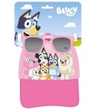 Șapcă pentru Copii cu Cozoroc 53 Cm + Ochelari de Soare Bluey (67270)