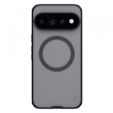 Husa MagSafe pentru Google Pixel 11 Pro, Nillkin, Super Shield Pro, Neagra Transparenta Satinata