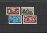 ROMANIA 1953 LP 351 SEMICENTENARUL PALATULUI POSTELOR SERIE MNH