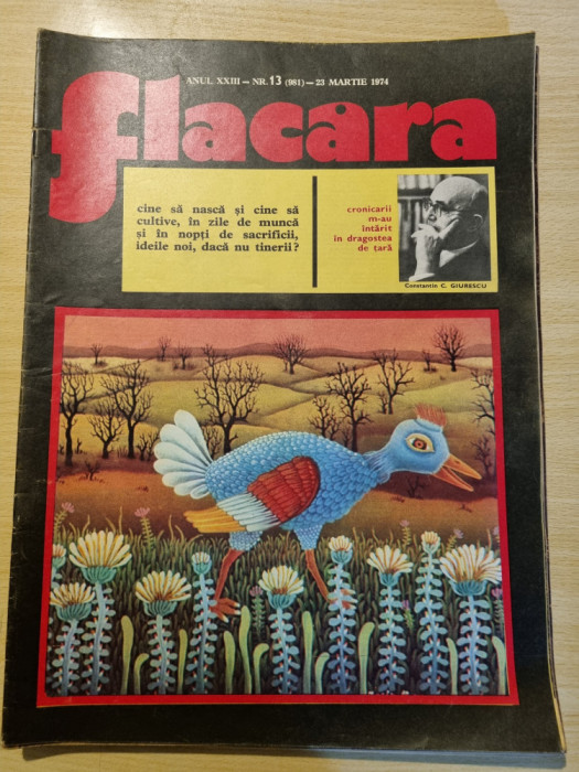 flacara 23 martie 1974-cenaclul flacara,muzeul de istorie bucuresti,ilie nastase