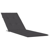 Cumpara ieftin Perna de sezlong, melanj antracit, (75+105) x 50 x 4 cm textil