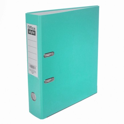 Biblioraft Office Style, A4, 2 Inele, Culoare Verde, Dimensiuni 29x32 cm foto