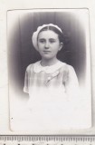 Bnk foto Portret de fata - foto Studio Valculescu Moreni 1938, Alb-Negru, Romania 1900 - 1950, Portrete