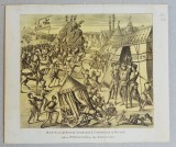 J Harris &quot; Battle of Roch Darien&quot; aquatinta 1803, Istorice, Cerneala, Altul