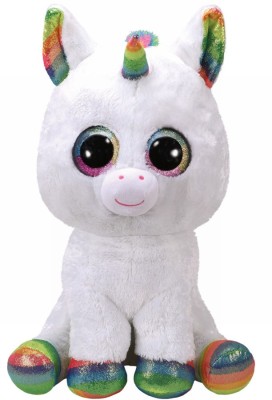 Plus ty 42cm boos pixy unicorn alb foto