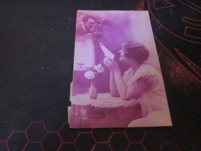 fata cu scrisoare interbelica foto