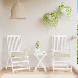 vidaXL Perne scaune grădină 2 buc. bej 40x40x4 cm țesătură Oxford