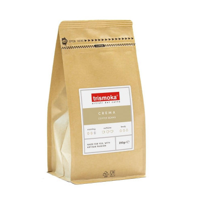 Cafea TRISMOKA Crema, boabe, 250g foto