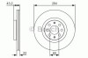 Disc frana OPEL CORSA E (2014 - 2016) BOSCH 0 986 479 S91
