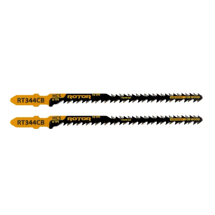 Panza fierastrau pendular pentru Lemn, 116x90 mm Set 2 buc ROTOR RT344CB Innovative ReliableTools