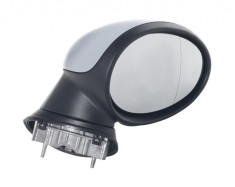 Oglinda exterioara Mini One/Cooper/Clubman/Clubvan/Coupe/Roadster/Cabrio (R56/57/58/59), 07.2007-2015, partea Dreapta, culoare sticla crom , sticla a