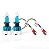 Set 2 becuri cu led H1 MI2,super slim,12v,50w 8000lm 6500k FLIP CSP, Universal