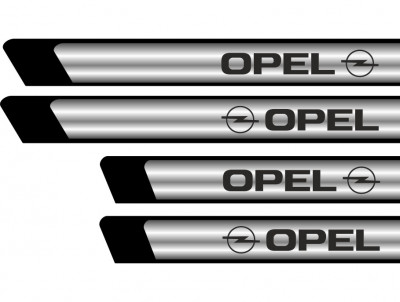 Set protectii praguri CROM - Opel ManiaStiker foto