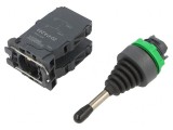 &quot;Comutator Joystick 22mm 1 NO Negru&quot;