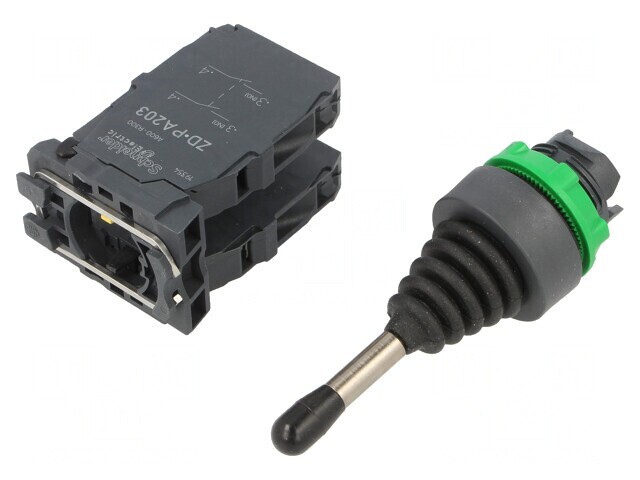 &quot;Comutator Joystick 22mm 1 NO Negru&quot;