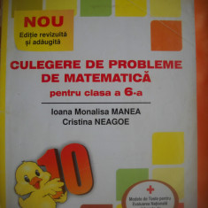 HOPCT MATEMATICA CL VI -CULEGERE PROBLEME -IOANA MONALISA MANEA2016 -150 PAG