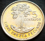 Cumpara ieftin Moneda exotica 5 CENTAVOS - GUATEMALA, anul 1997 * cod 4789 = UNC, America Centrala si de Sud