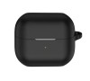 Husa protectie casti wireless, THD, compatibila Samsung Galaxy Buds3 Pro, Samsung Galaxy Buds3, neagra
