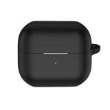 Husa protectie casti wireless, THD, compatibila Samsung Galaxy Buds3 Pro, Samsung Galaxy Buds3, neagra
