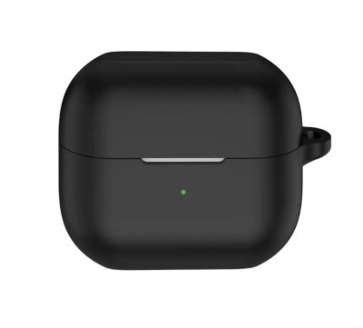 Husa protectie casti wireless, THD, compatibila Samsung Galaxy Buds3 Pro, Samsung Galaxy Buds3, neagra foto