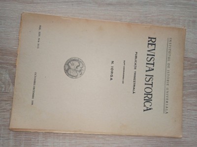 Revista Istorica, supt conducerea lui N. Iorga, LOT 4 REVISTE INTERBELICE foto